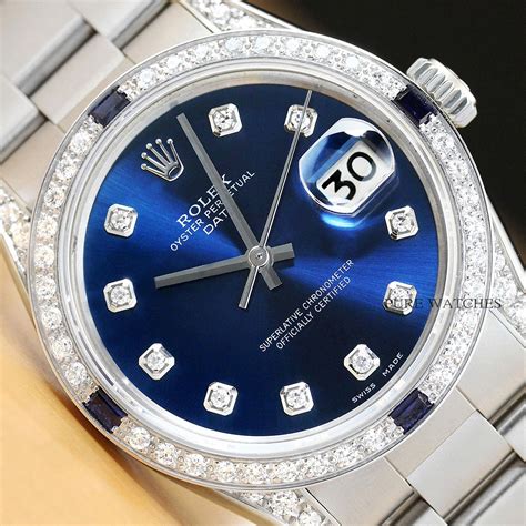 sapphire rolex replica|rolex diamond and sapphire bezel.